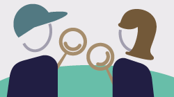 Symbol für Forschen mit Schulen