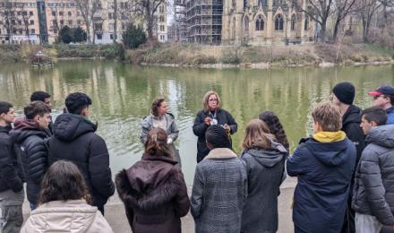 Praxisbesuch von Parkli am Wirtschaftsgymnasium West Stuttgart 